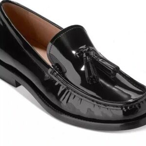 NWT Cole Haan Glossy Black Tassel Loafers